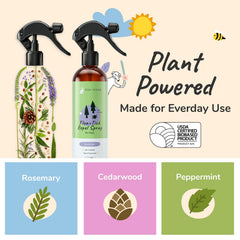 Kin+Kind vet-formulated dog care for comfortable spraying.