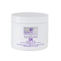 Kinetic Vet EquiShield CK Salve 4OZ tube for equine skin care and comfort.