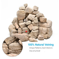 KINGRUI Pagoda Rocks thousand-layer-striations add realistic texture to tanks.