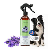 kin+kind flea and tick spray for dogs bottle ready for outdoor use to repel pests