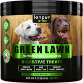 Kinpur Green Lawn Chews front pack promotes recognizable branding and convenient use.