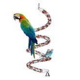 KINTOR 83-inch rope bungee perch extended view for versatile parrot climbing