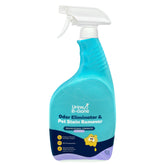 Kinzua Environmental Urine B-Gone bottle pour with lavender fragrance for controlled application