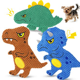 KIPRITII dinosaur no-stuffing toy pack shows the three designs for mess-free play.