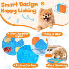 Kipritii dog feeding set includes brush for quick cleanup after meals