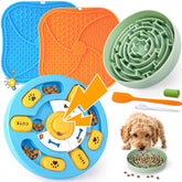 KIPRITII puzzle toy with squeak for focused treat-seeking play