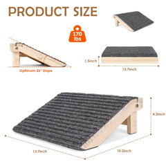 KISIMUY 10.2 inch wide surface fits most stairs for stable footing.