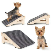 KISIMUY solid wood dog ramp for durable daily use
