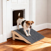 KISIMUY solid wood dog stairs offer sturdy daily access at home.