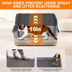 Kitcaty non-stick, scratch-resistant surface cleans quickly and easily