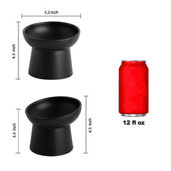 KitchenLestar elevated cat feeder base provides comfortable height for swallowing.