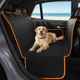 KITPLUS dog car seat cover universal fit protects backseat from dirt and claws
