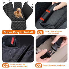KITPLUS non-slip design keeps dogs secure for smoother rides.