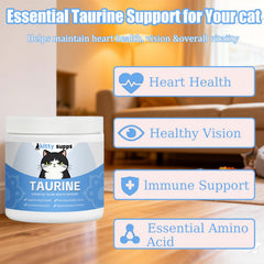 Dosing spoon from Kitty Supps Taurine for precise daily use.