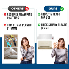 KittySmart precut design enables quick, no-cut installation in doorways.