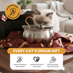 KittySpout ultra-quiet pump maintains calm, steady water flow for pets.