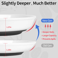 Kitwinney whisker-friendly bowls prevent whisker contact during meals.