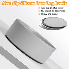 Lead-free ceramic bowl that's easy to clean and dishwasher safe.