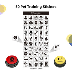 KiViRap training stickers help customize prompts for varied dog training scenarios