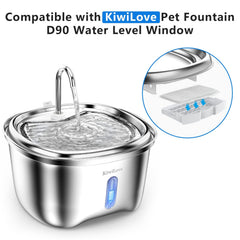 KiwiLove D90 activated carbon layer for odor and impurity reduction in water