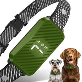 KJKZO bark collar showing three training modes for calmer environments