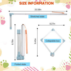 KJYFZX foldable handle design enables compact storage and travel-ready use