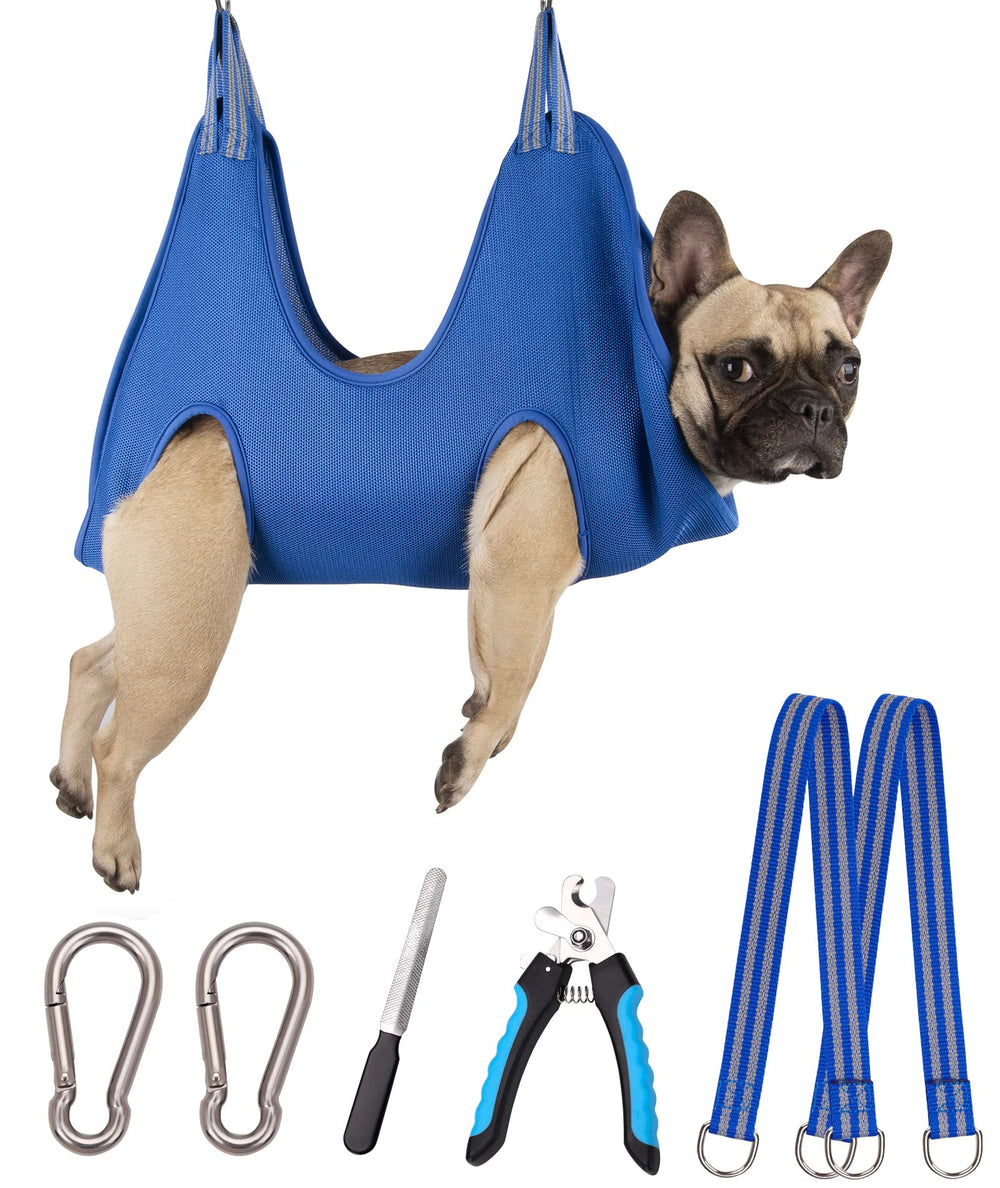 Kkiimatt 10-in-1 grooming hammock overview for at-home nail trimming