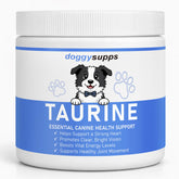 KLUNIZ Doggy Supps Taurine Powder unflavored blends easily into meals for daily support.