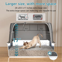 KMNSUN XXXL interior with cat demonstrating spacious turning room.