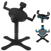 KMXASP elevated dog bowl stand with 15° tilt for comfortable feeding.