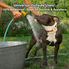 KN FLAX Bug-Off Clip patent-pending-design enables quick secure attachment on collars.