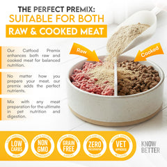 Know Better premix scoop and measuring tool for precise portions.