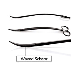 KnR Harmony Aquascaping Tools 7in1 kit straight tweezers secure handling during setup.