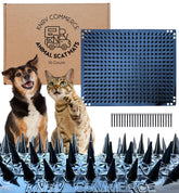 KNRV Commerce scat mats 10-pack for deterring pets from furniture.
