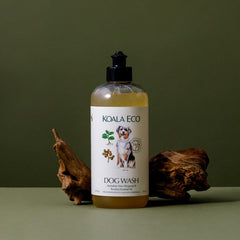 Koala Eco Dog Cleaner finished clean coat with glossy look.