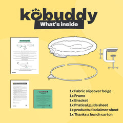 Kobuddy XL cat desk hammock desk-mounting system for quick setup