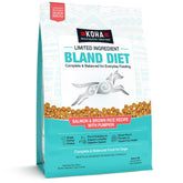 KOHA bland diet dry food with salmon and brown rice for easy digestion.