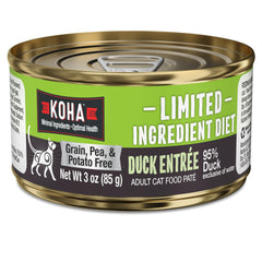 KOHA Duck Pate for Cats close-up showing moist texture ideal for easy digestion.