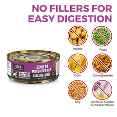 KOHA Kangaroo Paté soft texture shown, easy to digest for picky eaters.