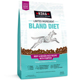 KOHA Bland Diet beef ingredients highlight easy digestion and limited ingredients.