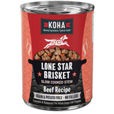 KOHA Lone Star Brisket Stew can with beef-first formula for easy digestion