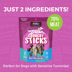 KOHA Packaging image showcases simple two-ingredient formula for happier digestion