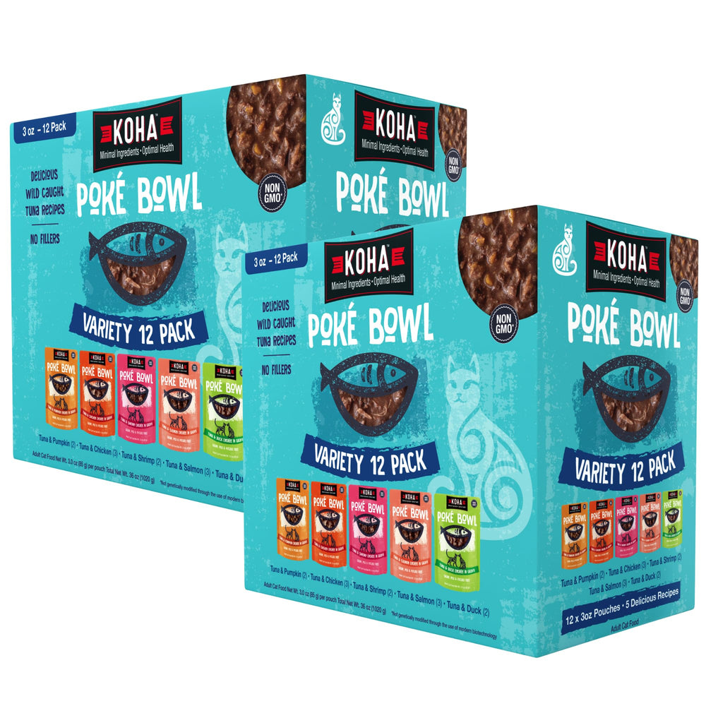 KOHA Poké Bowl Tuna & Salmon image shows juicy shreds in gravy for appetizing meals