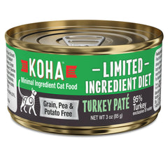 KOHA turkey pate cat bowl serve: moisture-rich, easy-to-digest cat meal