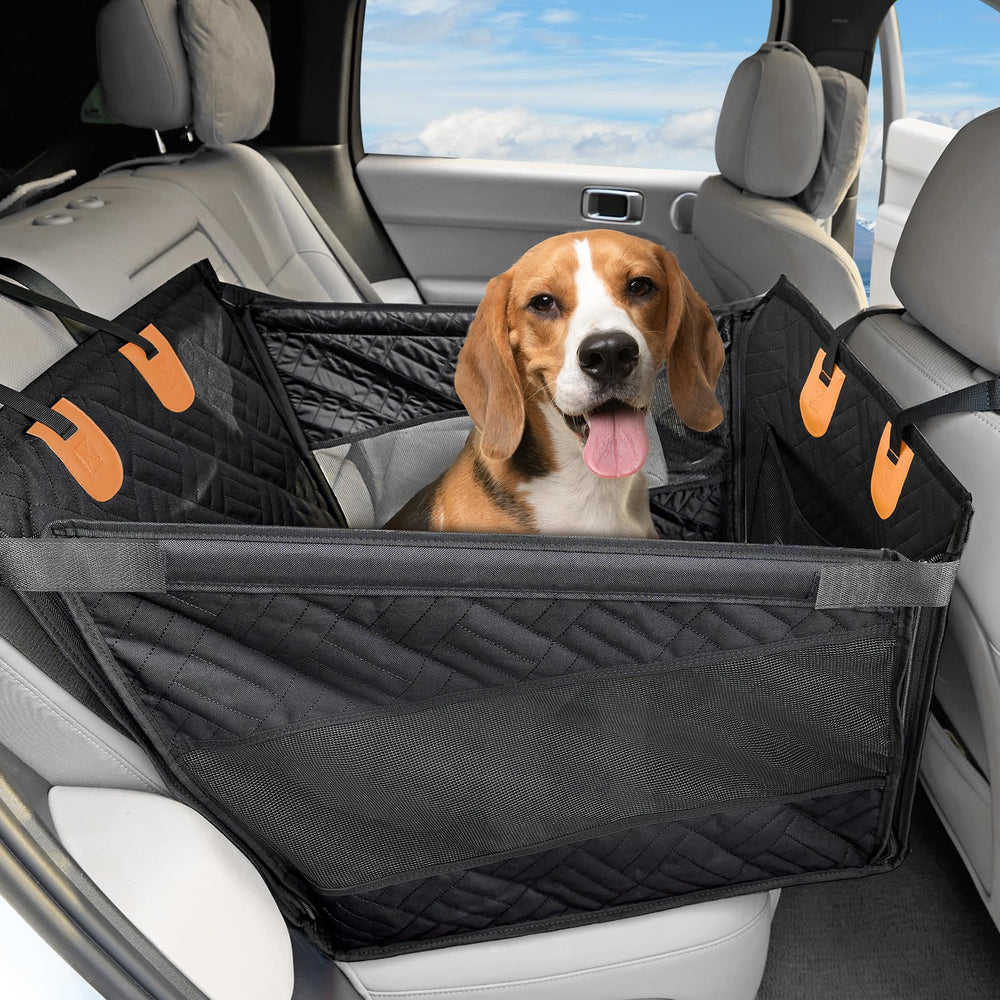 Kohree dog car seat cover with hard bottom for added durability and support.