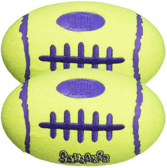 KONG Air Squeaker Football dog toy, medium, ideal for fetch and interactive play