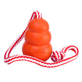 KONG Aqua Floating Toy with neon visibility helps quick water spotting during fetch.