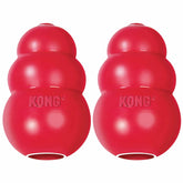 KONG Classic rubbery red body toy for durable chewing.