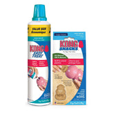 KONG Easy Treat 14oz Puppy Large bundle shows flavor variety for mess free stuffing