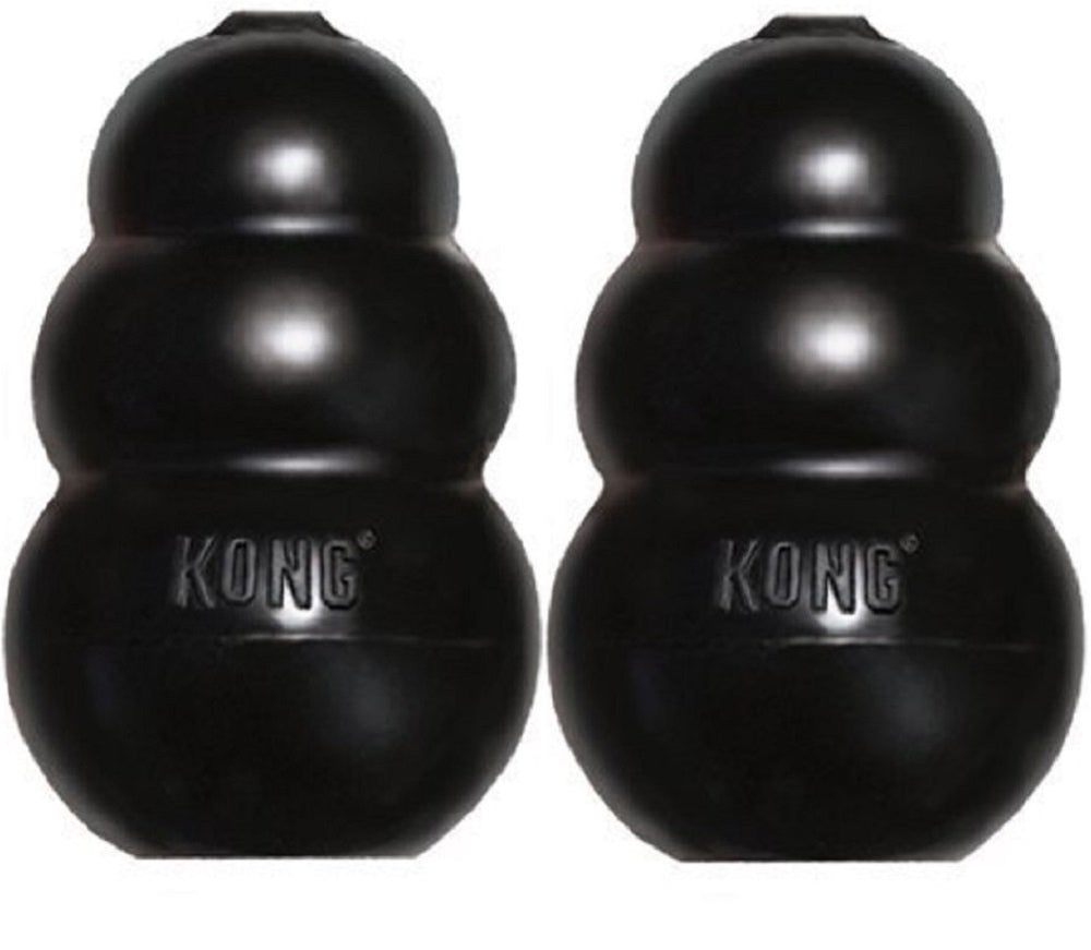 KONG Extreme large black dog toy shows rugged durability for powerful chewers